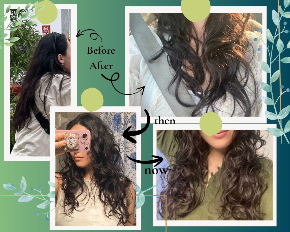 toxic free curly hair method