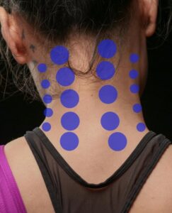 back neck massage headache relief-min