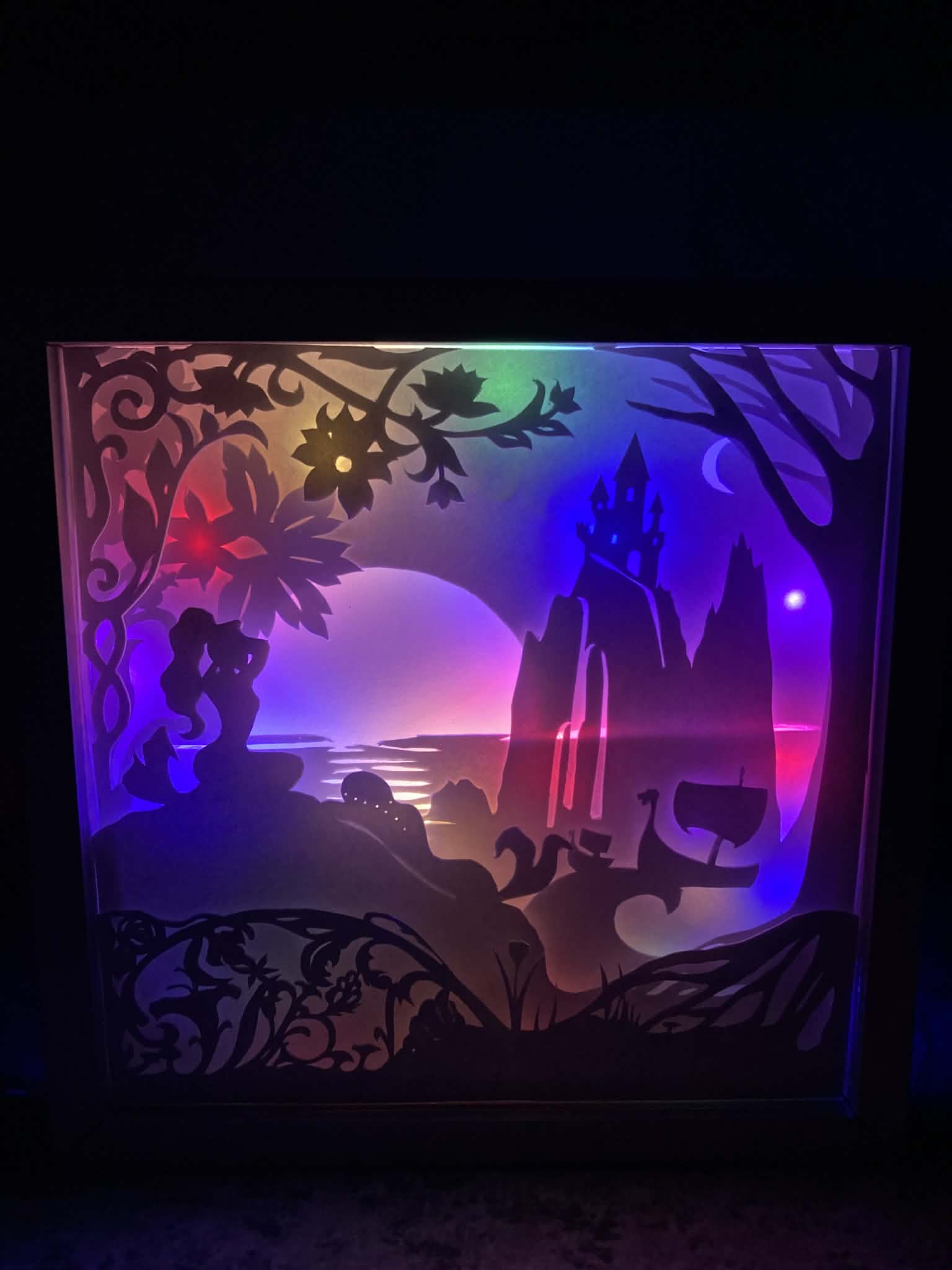 mermaid paper lantern