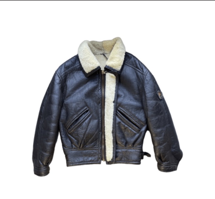 Genuine shearling bomber jacket for 45 euro