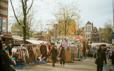 Thrift Shopping for Natural Fibers in Amsterdam
